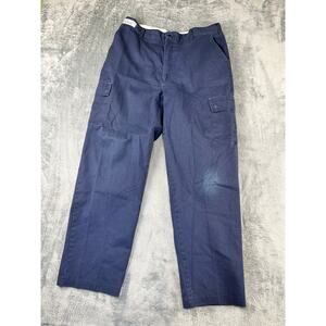 Men's Aramark 38x34 Navy Blue Straight Leg uniform pants  good condition